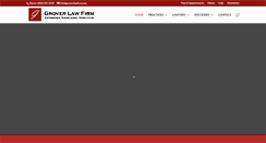 Desktop Screenshot of groverlawfirm.com